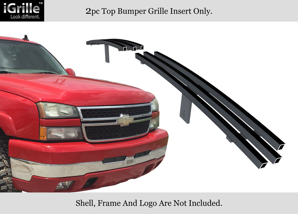 Fit 0306 Chevy Silverado 1500/2500 Air Dam Black Stainless Steel